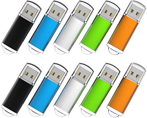 Wellsenn 32 GB USB Flash Drive Set – Vibrant Pack of 5 Portable Memory Sticks in Red, Blue, Green, Purple, and Orange – High-Speed Data Transfer for Effortless File Sharing and Storage Solutions – Ideal for Students and Professionals