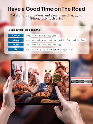 High-Speed 512 GB Flash Drive for i Phone & i Pad – Versatile USB Memory Stick for Effortless Backup of Photos & Videos, Compatible with Android & PC – Plug and Play Convenience, Sleek Red Design for Modern Tech Lovers