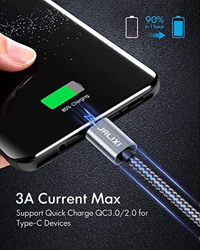 JALIXI 20 ft USB C Cable for Fast Charging – Ultra-Durable Type C Charger Cord Compatible with i Phone 15/16, Galaxy, PS5, Xbox Series X/S, Nintendo Switch & More – Unmatched Length & Enhanced Speed for Gaming and Streaming Power
