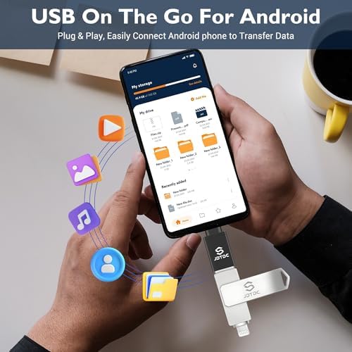 Genuine Apple MFi Certified 128 GB i Phone USB Flash Drive – Real Storage for Effortless Photo Backup & Video Transfer – Lightning Connector with Encrypted Auto Backup – High-Speed, Seamless Compatibility for i Pad & i Phone – Say Goodbye to Fake MFi Clones!