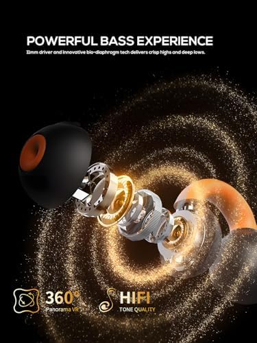 Elevate Your Active Lifestyle with Ultra-Lightweight Bone Conduction Wireless Ear Clip Headphones – Featuring Cutting-Edge Bluetooth 5.3 for Effortless Pairing, IPX5 Waterproof Certification for Rugged Use, and Open-Ear Design for Continuous Awareness During Workouts – Perfectly Engineered Compact Fit for Smaller Ears with Intuitive LED Battery Indicator for Hassle-Free Monitoring