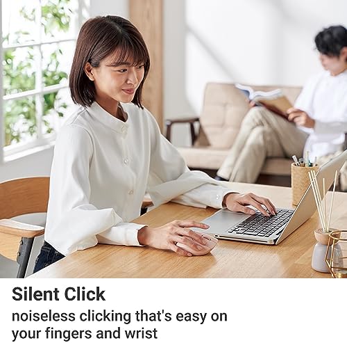 Elevate Your Productivity with the ELECOM Wireless Ergonomic Mouse – Silent Click, 2000 DPI Precision, 20-Month Battery Life, and Stylish White Design for PCs, Macs, and Laptops – Perfect for Home or Office Use