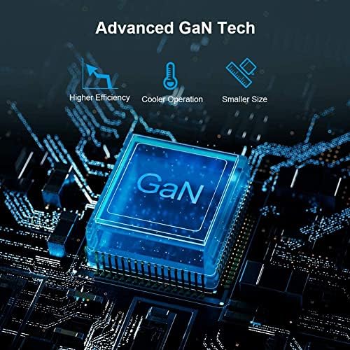 Power Lot 45 W Ga N USB-C Charger with 6 FT Cable – Ultra-Fast Charging for Galaxy S22/S21, Z Flip 5, Fold 5, i Phone 16, i Pad, Mac Book – Universal Compatibility & Advanced PD 3.0 Technology for Rapid Power Boosts