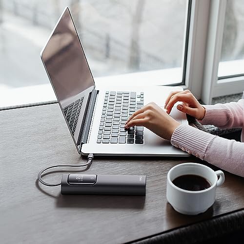 Revolutionize Your Charging Experience with the i WALK 20,000 m Ah Laptop Power Bank – 65 W Multi-Device Fast Charger Featuring Built-in USB-C Cable for Mac Book, i Phone 15/14/13/12, HP, Samsung & Steam Deck – Unmatched Portability and Performance
