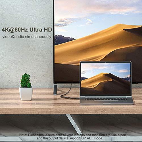 High-Performance 1.5 ft USB C to USB C Cable – 100 W Power Delivery for Fast Charging and Data Transfer, Compatible with Mac Book, i Pad Pro, SSDs, 4 K Monitors – 2 Pack, Sleek Black Design for Enhanced Connectivity and Versatility