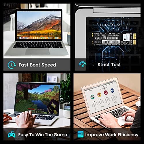 Revitalize Your Mac with INDMEM 256 GB NVMe PCIe SSD – Fastest Upgrade for Mid 2013-2017 Mac Book Air & Late 2013-Mid 2015 Mac Book Pro Retina – Lightning-Fast Data Transfer, Robust Compatibility, and Simplified Installation for Uninterrupted Performance