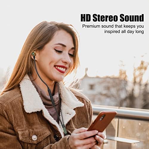 Elevate Your Sound Experience with ADPROTECH Lightning Earbuds – MFi Certified Wooden In-Ear Headphones with Magnetic Design, Built-In Microphone & Volume Control, Compatible with i Phone 14, 13, 12, 11 Pro Max, XS Max, XR – Stylish, Durable, and Ergonomic for All-Day Comfort