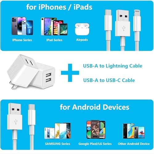 Compact USB Wall Charger – Universal 5 W Power Adapter for i Phone, Galaxy, LG, HTC, and More – Travel-Friendly Plug Cube for Fast & Safe Charging – Perfect for Home or On-the-Go Use – Enhanced Device Compatibility & Durability