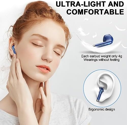 Ultimate Freedom: 2024 Bluetooth V5.4 Noise Cancelling Wireless Earbuds with IP7 Waterproofing, 40-Hour Battery Life, Dual LED Display, and Enhanced Call Clarity for Android/i OS – Chic Green Design for Active Lifestyle