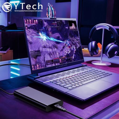 Dell 65 W USB-C Laptop Charger – High-Speed Replacement for XPS, Chromebook, Latitude, and Inspiron Models – Dual Compatibility for Home and Office Use – Enhanced Power Delivery (PD 3.0) for Efficient Charging – Ideal AC Adapter for Work and Travel