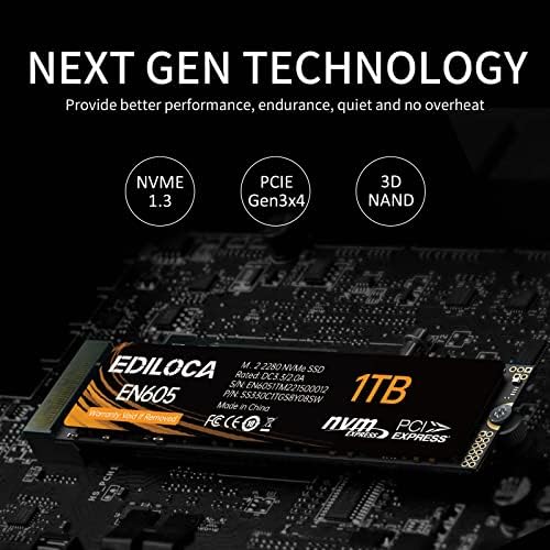 Unleash Blazing Performance with the EN600 PRO 256 GB NVMe SSD – Lightning-Fast 3200 MB/s Speeds for Gamers & Creators, PCIe 3.0 Gen 3 x4 M.2 2280 Internal Drive with Advanced SLC Cache and 3 D NAND TLC, Equipped with Graphene Cooling Sticker for Optimal Durability and Compatibility with PCs, Desktops, and Laptops – Elevate Your Storage Experience Now!