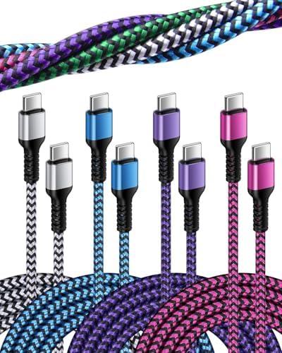 iPhone 16e Fast Charger Cord 10ft, Extra Long USB C to C Charging Cable Braided Type C Power Cord for Apple iPhone 16e/16Pro Max/16/15Pro Max/15 Pro/15, iPad Pro Air Mini, Galaxy S25/S24, Pixel 9Pro 8 – Enhanced Compatibility and Speed