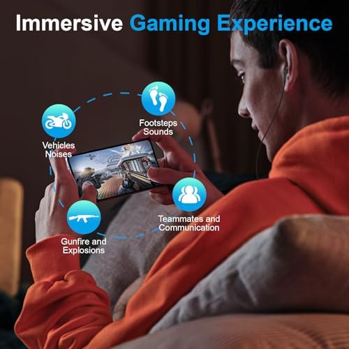 Premium USB-C Wired Earbuds for Samsung Galaxy S Series & i Phone 16 – Unrivaled Sound Clarity, Ergonomic Comfort, and Extensive Device Compatibility – Dual Pack for Enhanced Listening Experience