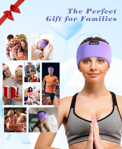 Ultimate Bluetooth 5.4 Sleep Headband Headphones – Designed for Side Sleepers, Unmatched Comfort for Active Lifestyles, Superior Sound Quality, Ergonomic Fit for Enhanced Relaxation, Ideal Tech Gift for Music and Podcast Enthusiasts