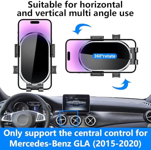 Premium Dashboard Phone Holder for Mercedes Benz GLB (2020-2025) & EQB (2022-2024) – Secure, Scratch-Resistant Smartphone Cradle for i Phone, HUAWEI, and Samsung – Effortless One-Hand Operation with Non-Slip Grip for Enhanced Driving Safety and Connectivity