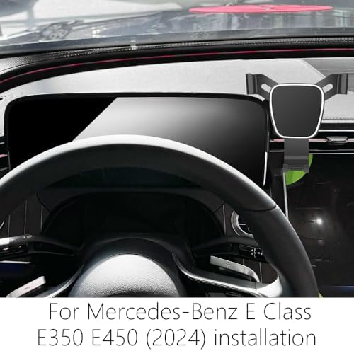 Premium Car Phone Holder for 2024-2025 Mercedes-Benz E-Class E350 E450 – Sleek Dashboard Mount for Safe Navigation & Hands-Free Use – Enhanced Stability and Aesthetic Integration for Ultimate Driving Experience