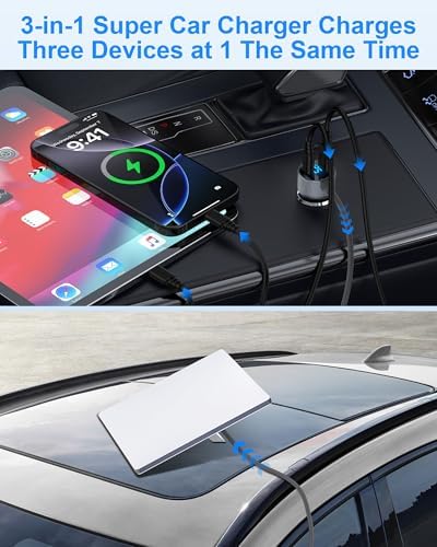 Starlink Mini Car Adapter – Dual-Port Waterproof Fast Charger with PD30 W & QC18 W, 10 FT 12 V DC Power Cable for Ultimate Compatibility in Cars, Trucks, Vans, and Yachts – Reliable Power On-the-Go
