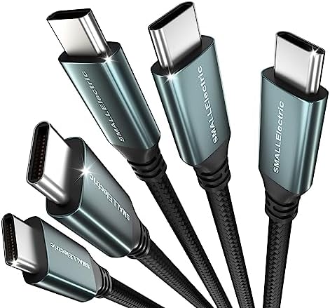 High-Speed USB C to USB C Charging Cable 5 Pack – 3 ft 60 W Fast Charger for Apple i Phone 16/15 Series, Mac Book, i Pad & Samsung Galaxy S22/S23 – Durable, Tangle-Free Design for Enhanced Compatibility & Portability