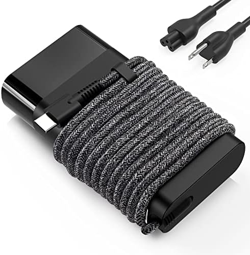 High-Performance 65 W USB-C Charger for HP Devices – Universal Compatibility for Elite Book, Chromebook, Spectre & Pro Book – Rapid Charging Power Adapter for Travel & Home Use – Reliable Laptop Power Solution with Enhanced Efficiency