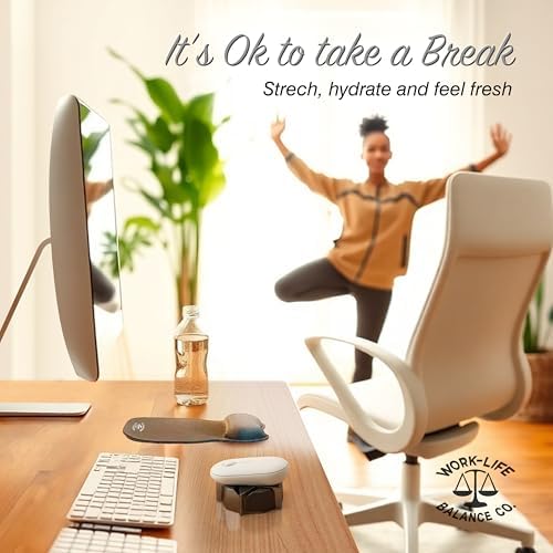 Stay Productive with Our Wireless Mouse Jiggler – No Software, No USB, Just Effortless Motion! Enjoy 12 Months of Battery Life for Seamless Operation – Ideal for Home Office, Long Meetings, and Automated Tasks – Sleek Black Design for Enhanced Compatibility and Efficiency