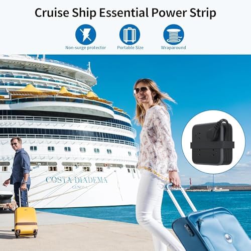Maximize Connectivity with NTONPOWER 8-Outlet Flat Extension Cord & 3 USB Ports – 6 FT Wall-Mounted Power Strip for Home, Office, and Dorm Use – Space-Saving Design with Surge Protection and High-Speed Charging for All Your Devices