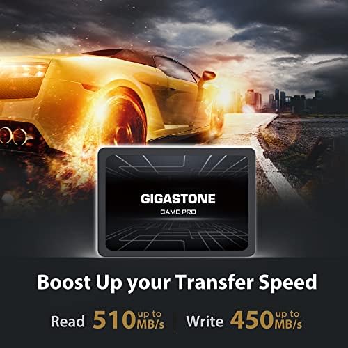 Upgrade Your Laptop or PS4 with Gigastone SATA SSD 128 GB 2-Pack – Lightning-Fast 510 MB/s 2.5″ Internal Solid State Drives for Unmatched Performance and Reliability, Perfect for Gaming and Everyday Tasks