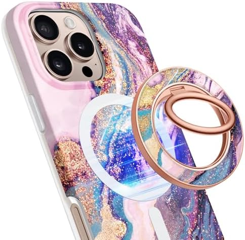 Discover the GVIEWIN Magnetic Phone Ring Holder: A Cutting-Edge 360° Rotatable Kickstand for Mag Safe Devices – Perfectly Tailored for i Phone 16 Pro Max/Plus, 15, 14, and 13 (Elegant White Finish) – Unmatched Stability and Hands-Free Viewing Experience Upgrade your smartphone usage with this premium accessory that not only enhances grip but also transforms your device into a versatile stand for effortless video calls and streaming. Featuring a robust magnetic attachment for secure hold, this stylish phone ring holder is engineered for seamless integration with Mag Safe technology. Experience the freedom of adjustable angles, allowing for convenient portrait or landscape modes, perfect for navigation or entertainment on-the-go. Its sleek white design not only ensures durability but adds a sophisticated touch to your device. Elevate your everyday smartphone experience with the GVIEWIN Magnetic Phone Ring Holder – where functionality meets elegance.