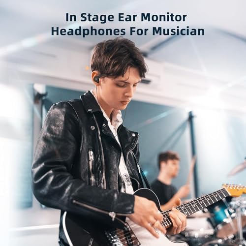 YINYOO KBEAR KS1 Wired In-Ear Monitors – Premium High-Resolution Noise-Canceling Earbuds for Musicians and Audiophiles – Unmatched Bass Performance and Crystal Clear Audio – Ergonomically Designed for Comfort and Wide Device Compatibility – Ideal for Live Performances and Everyday Listening