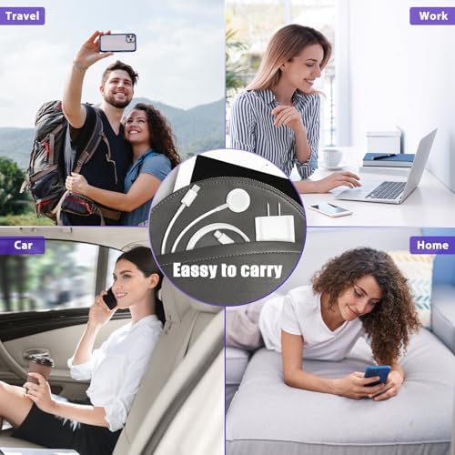 Revolutionary 2-in-1 Magnetic USB-C Charger for Apple Watch & i Phone – 3 ft Fast Charging Cable for Series Ultra/9/8/7/6/SE/SE2/5 & i Phone 14/13/12/11 Pro/Pro Max – Ultimate Convenience, Enhanced Compatibility, and Robust Durability for Modern Tech Users