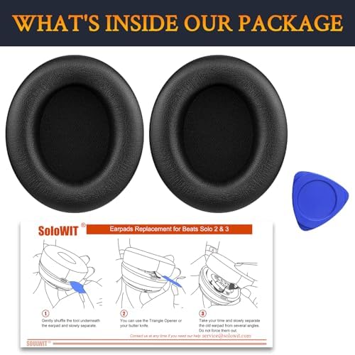 Elevate Your Audio Experience with SOULWIT Deep Brown Replacement Earpads for Beats Studio Pro Wireless Headphones – Luxurious Protein Leather Cushions with Advanced Noise Isolation Foam for Unmatched Comfort and Enhanced Sound Quality