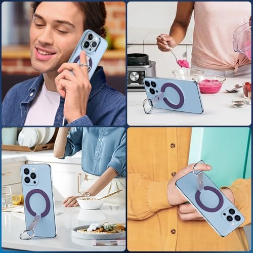 Enhance Your Mobile Experience with the Blue Magnetic Phone Ring Holder for Mag Safe – Premium Ergonomic Grip and Versatile Stand for i Phones and Smart Devices – Stylish, Durable, and Easy-to-Clean Accessory for Everyday Use and Hands-Free Convenience