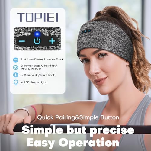 Revolutionary Bluetooth Sleep Headphones Headband for Ultimate Comfort – 14-Hour Wireless Playtime with Superior HD Stereo Sound for Side Sleepers and Active Lifestyles – Stylish Olive Design, Ideal for Yoga, Running, and Relaxation – Perfect Gift Choice for Men, Women, and Teens