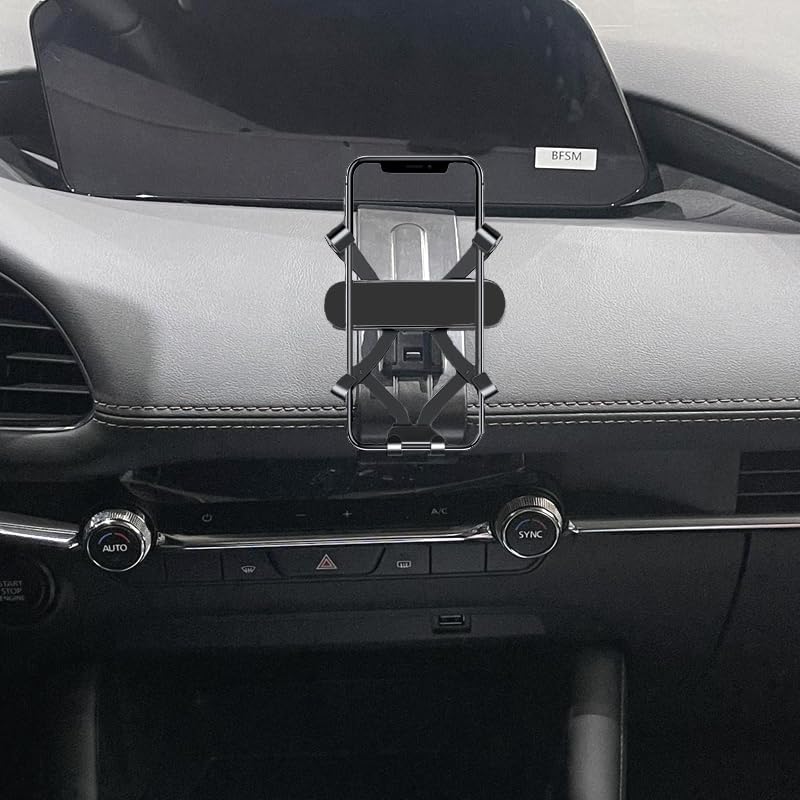 Mazda 3 Car Phone Holder (2014-2024) – Premium Vent Mount for 7-Inch Navigation Screens – Hands-Free Access for Calls & GPS – Adjustable Cradle for All Phone Sizes – Durable & Stylish Interior Accessory for Safe Driving Solutions