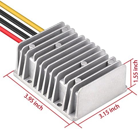 Cllena Advanced Waterproof DC/DC Voltage Boost Converter – Elevate 12 V to 24 V, 10 A, 240 W Power Regulator for Reliable Performance in Any Environment (Input Voltage 10 V-16 V)