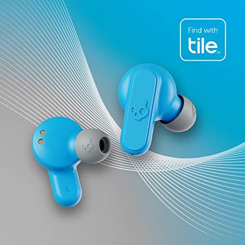 Skullcandy Dime 2 Bluetooth Wireless Earbuds – Noise-Isolating Audio with 12-Hour Battery Life, Integrated Microphone for Hands-Free Calls, Lightweight Design with Lanyard for Ultimate Portability – Compatible with i Phone & Android, True Black Finish for Stylish Comfort