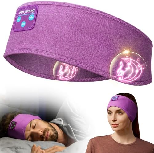 Perytong Wireless Bluetooth Sports Headband Headphones – Ultimate Comfort & Crystal-Clear Sound for Sleep, Yoga & Jogging – Perfect for Insomnia Relief, Meditation, and Easy Device Pairing