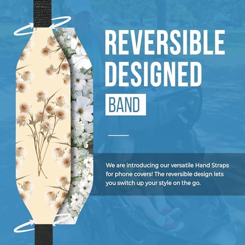 Floral Lace Anti-Slip Phone Grip Strap Set – Customizable Detachable Holder for Enhanced Smartphone Security, Reversible Design for Personalized Style, and Effortless Wireless Charging Compatibility – Elevate Your Daily Mobile Experience with Fashion and Functionality