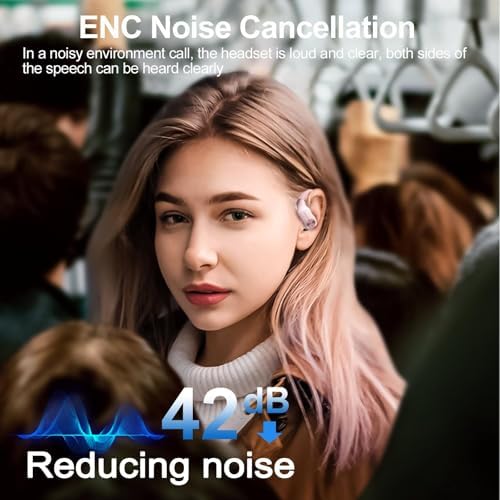 Transform Your Audio Experience with Cutting-Edge Bluetooth 5.4 Wireless Earbuds – Hi-Fi Stereo Sound with Advanced ENC Noise Cancellation – IP7 Waterproof for Ultimate Durability – 68-Hour Battery Life with Dual LED Display for Real-Time Monitoring – Perfect for Active Lifestyles and Everyday Connectivity