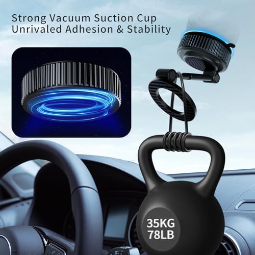 Revolutionary 360° Rotatable Magnetic Phone Holder for Cars – Ultra-Strong Suction Cup Mount Ideal for i Phone & Android – Portable Hands-Free Stand for Effortless Navigation and Multi-Use Convenience in Vehicles and Beyond