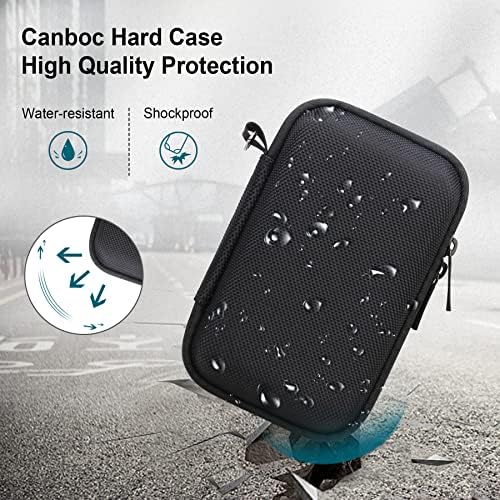 Canboc Premium Travel Case for Anker 3-in-1 Cube 15 W Max Fast Charging Foldable Wireless Charger – Portable, Durable, and Sleek Black Design with Integrated Zipper Mesh Pocket for USB Cable Storage – Essential Accessory for On-the-Go Charging Solutions