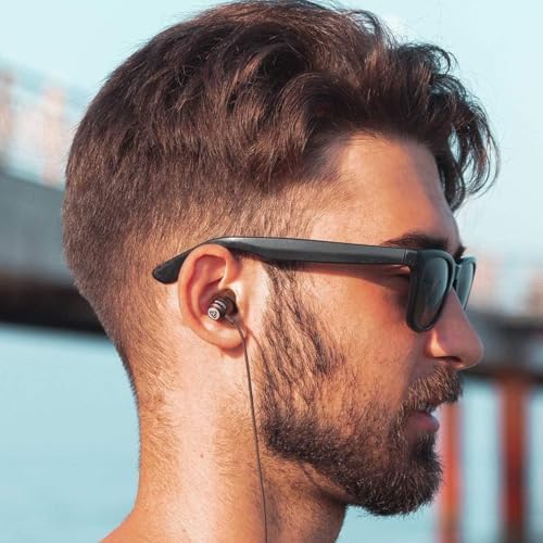 LUDOS Clamor Wired Earbuds – Premium Noise-Isolating In-Ear Headphones with Memory Foam Tips, Built-in Microphone, 5-Year Warranty – Perfect for i Phone and Samsung Users, Ideal for Students and Small Ears in Stylish Pink – Ultimate Sound Quality and Comfort for Everyday Use