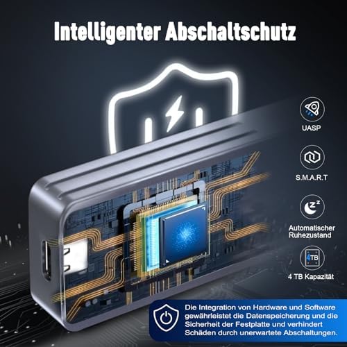 Revolutionize Your Storage with the VCOM M.2 NVMe Enclosure – High-Speed 10 Gbps USB 3.1 Aluminum Adapter for M-Key/M+B Key SSDs (2230/2242/2260/2280) – Ultimate Compatibility with Windows, Mac, Linux & Android – Built-in Cooling Pad for Enhanced Thermal Performance and Reliability