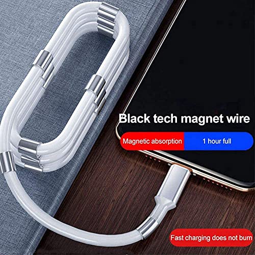 Upgrade Your Charging Game: 2 Pack Micro USB 2.0 Magnetic Charging Cables – 3 FT Fast Data Transfer & Effortless Connection for All Micro USB Devices