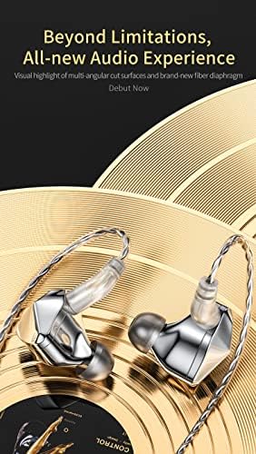 Transform Your Listening Journey with keephifi BLON BL-T3 High Fidelity In-Ear Monitors – Premium 11 mm Copper Clad Diaphragm for Deep Bass and Crystal Clear Vocals, Ergonomically Crafted for All-Day Comfort, Perfectly Suited for Sports, Gaming, and Music Enthusiasts, Enhanced Device Compatibility Featuring Built-in Mic for Effortless Hands-Free Communication – Lightweight Yet Durable Design to Complement Your Active Lifestyle