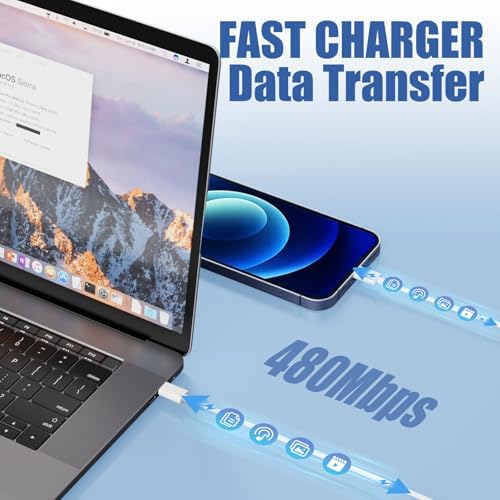 Rapid Charge Trio: 20 W USB-C Wall Charger Set with 6 FT Cables for i Phone 14 & More – Ultimate Performance for Fast Power Delivery and Versatile Device Compatibility