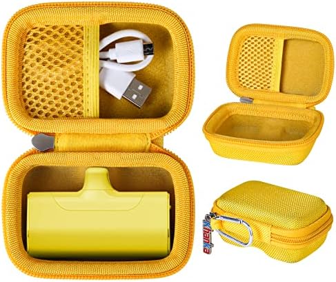 Khanka Premium Hard Travel Case for i WALK, Charmast, KKD, Abnoys, VEGER, Taegila Portable Chargers – Shockproof Storage Solution for 3350-8000 m Ah Power Banks (Blue) – Ultimate Protection and Organization on the Go