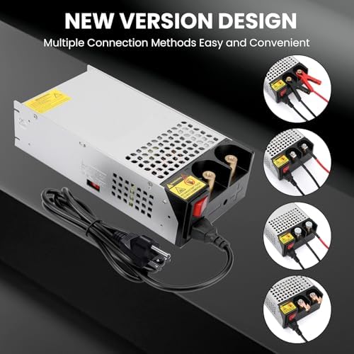High-Efficiency 110 V AC to 12 V DC Power Supply Converter – 50 A 600 W Transformer Ideal for RVs, Pumps, LED Strips & LCD Monitors – Reliable Performance with Advanced Safety Features and Versatile Compatibility
