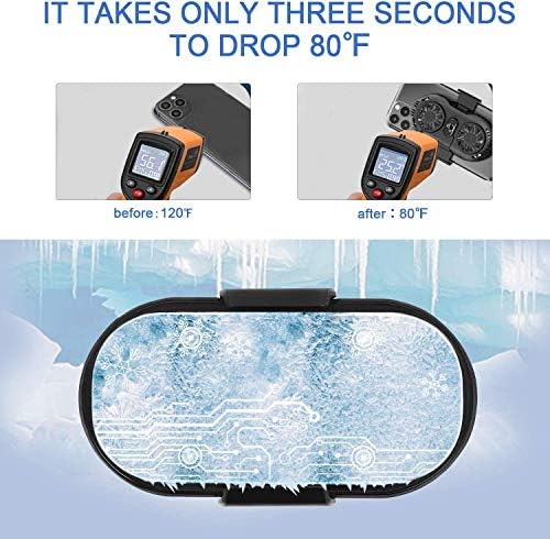 Neveika Phone Cooler, Cellphone Radiator with Dual Semi-Conductor Cooling Chip, Mobile Phones with a Width of 6 to 8 cm for Tiktok Live Streaming, Outdoor Vlog, Mobile Gaming. – Enhanced Compatibility and Speed