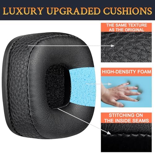 Upgrade Your Marshall Major Headphones with SOULWIT Dark Coffee Protein Leather Replacement Ear Pads – Unmatched Comfort and Sound Isolation for I/II/III/IV/V Models – Effortless Installation & Long-lasting Durability for Music Enthusiasts and Professionals