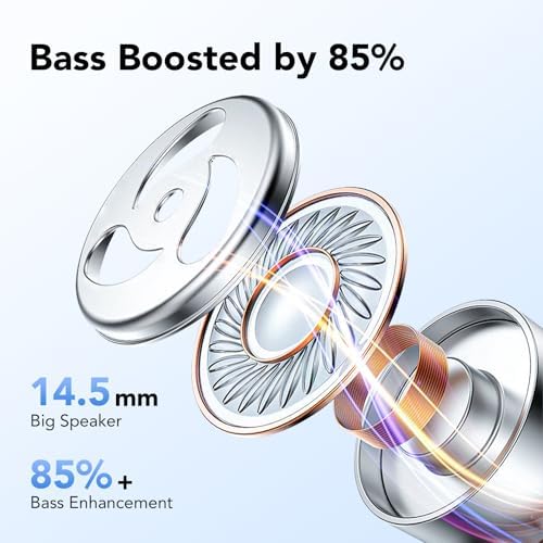Unleash the Power of Sound with CASCHO Bluetooth 5.3 Wireless Earbuds – 60-Hour Playtime, Deep Bass Immersion, and IPX7 Waterproof Sports Design for Ultimate Active Lifestyle Compatibility with Android & i OS Devices